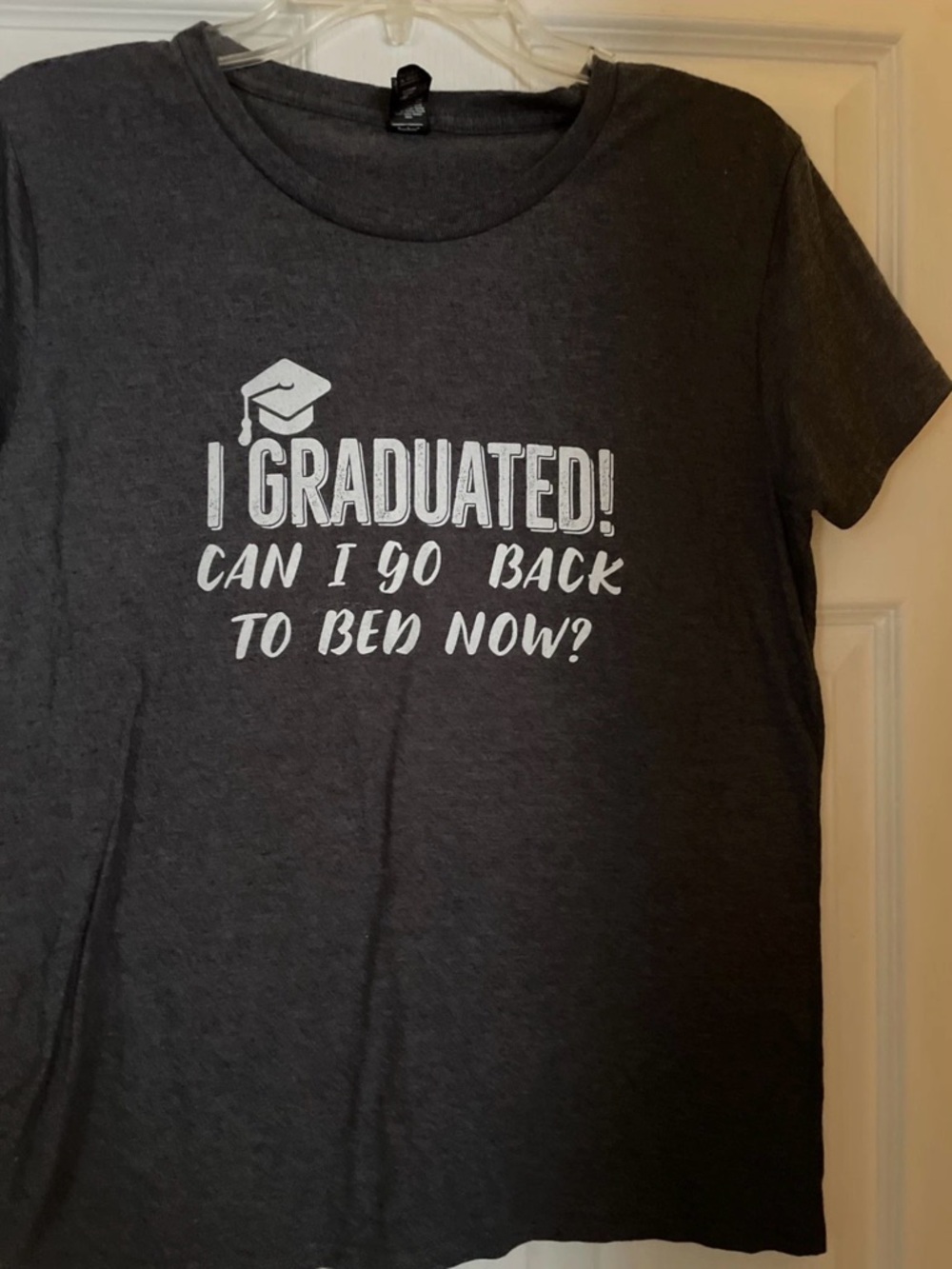 I Graduated Graphic Tee - Dark Gray